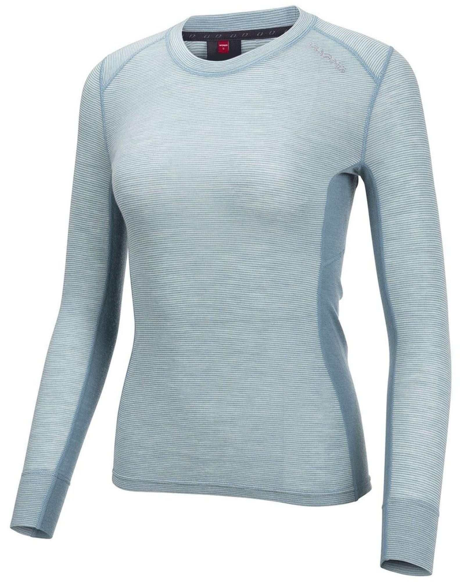 Ulvang Rav 100% Round Neck Ws Smoke Blue/Hint of Mint