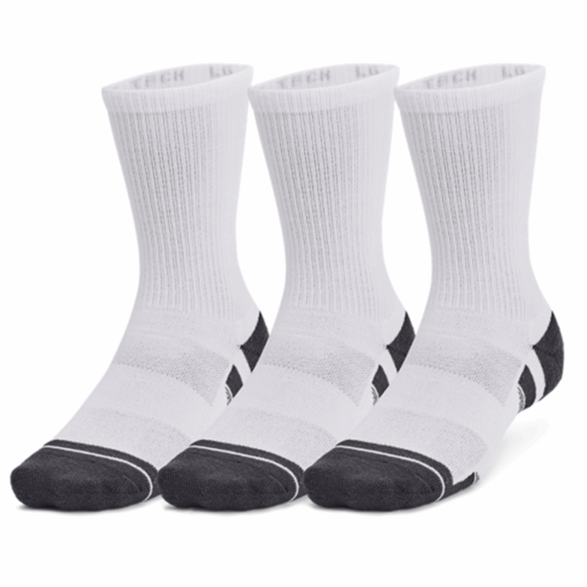 Under Armour Performance Tech 3pk Crew White