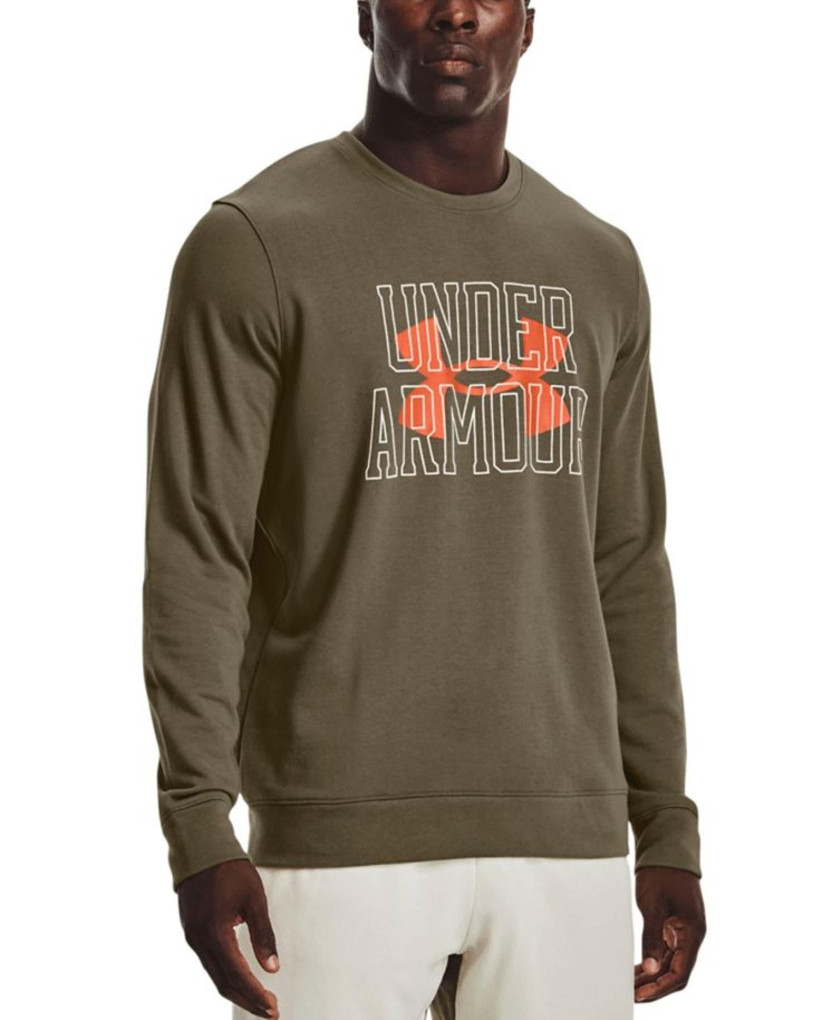 Under Armour Rival Terry Logo Crew Tent/Team Orange