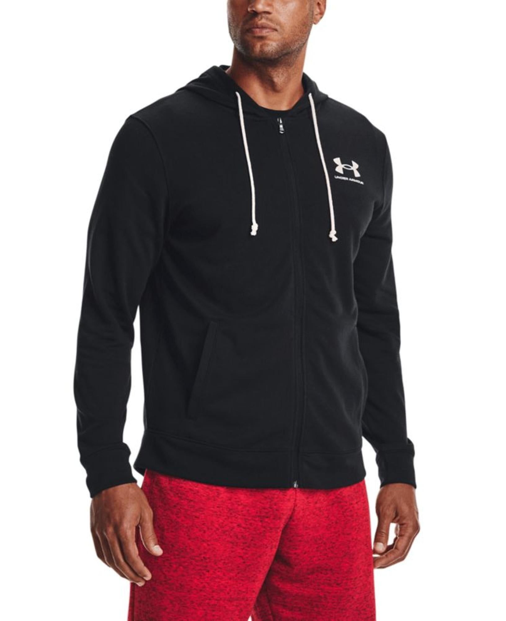 Under Armour Rival Terry LC FZ Black/Onyx White