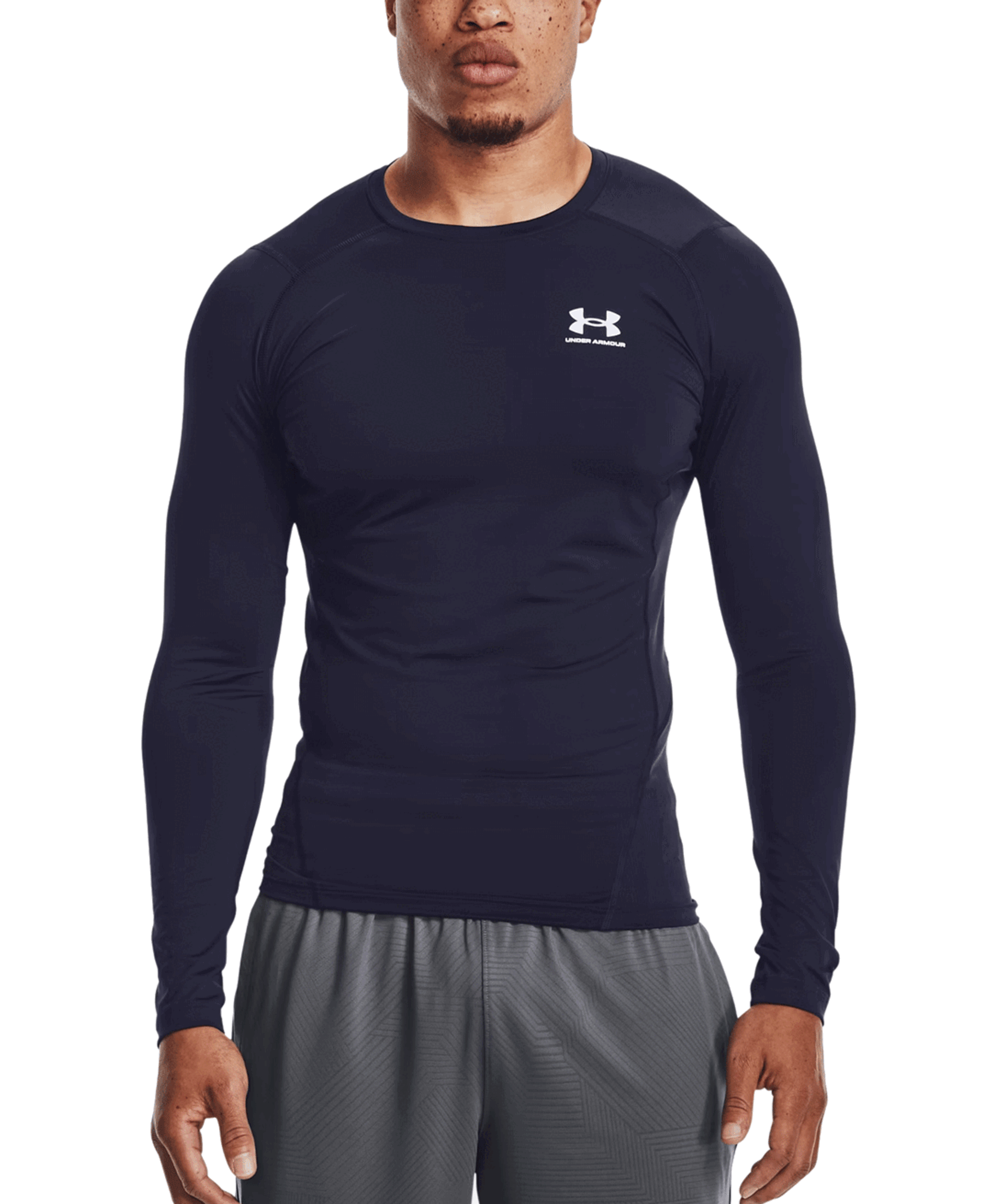 Under Armour HeatGear Armour Comp Long Sleeve Midnight Navy