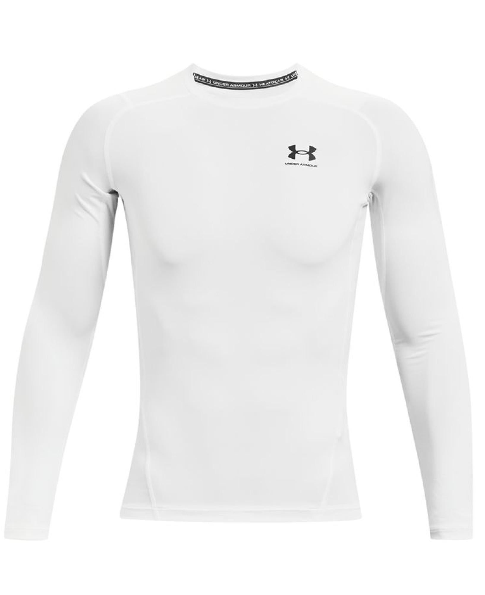 Under Armour HeatGear Armour Comp Long Sleeve White