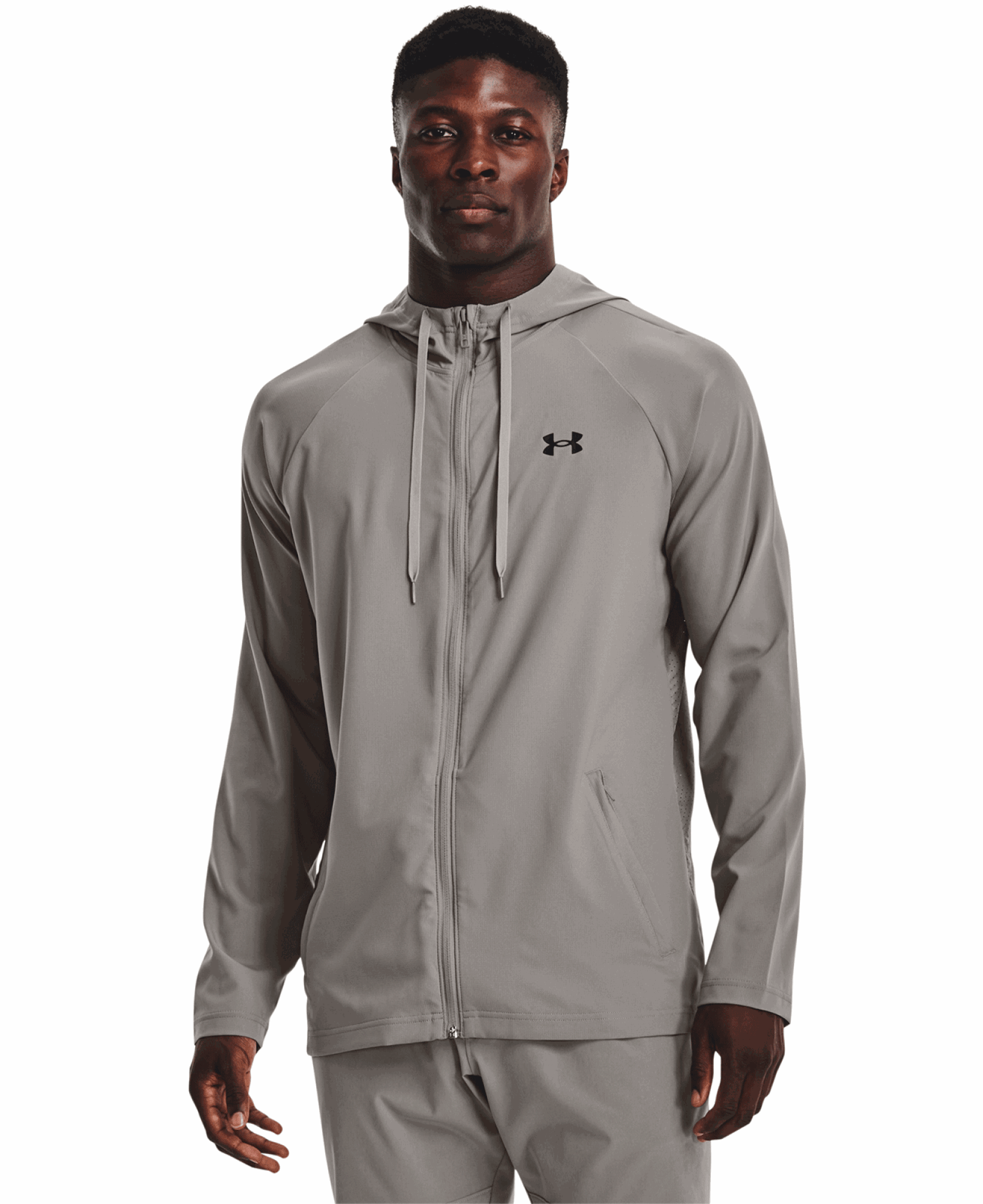 Under Armour Wvn Perforated Pewter/Black