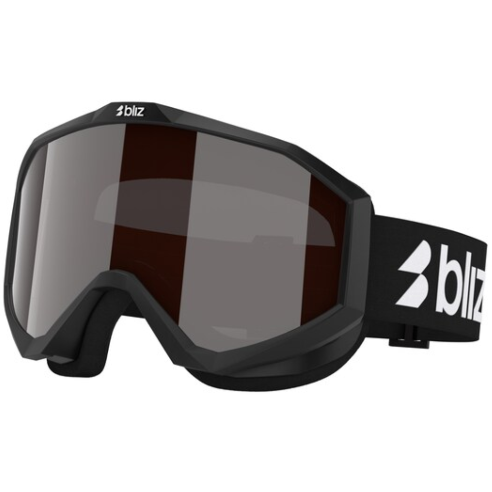 Bliz Black-White Logo Orange w Silver Mirror