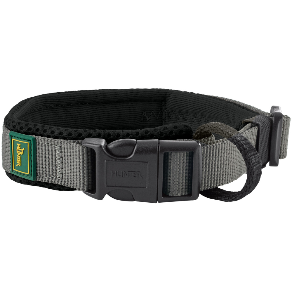 HUNTER Collar Maldon 25-35/S Black/Grey