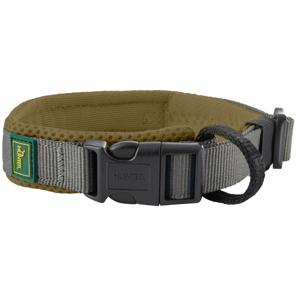 HUNTER Collar Maldon 25-35/S Olive Green/Grey