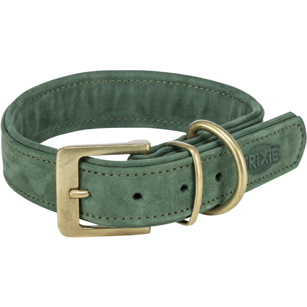 Trixie Pure Halsband Lær L 47-54 cm Sage