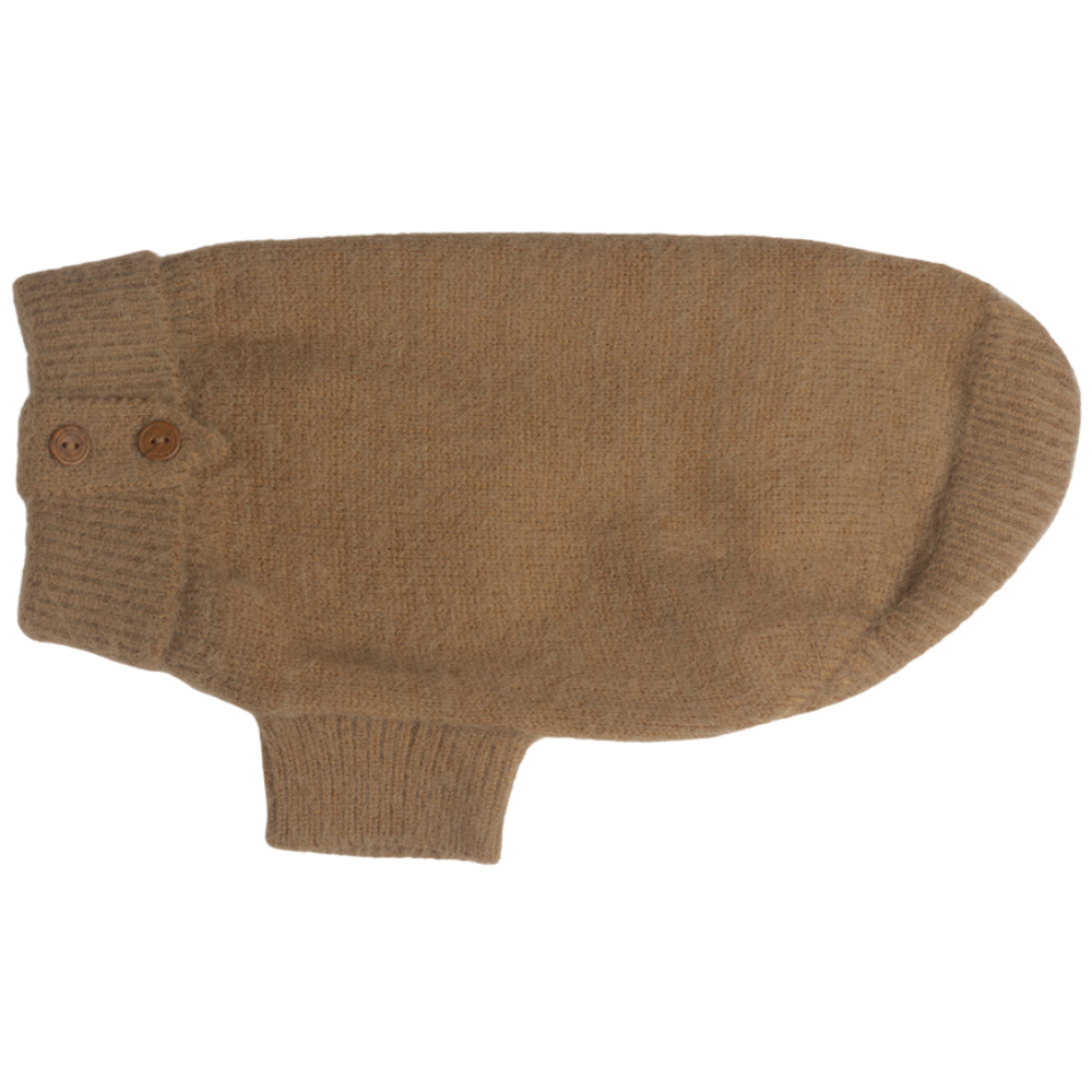 PAIKKA Furry Knit Sweater 45-50 cm Brown