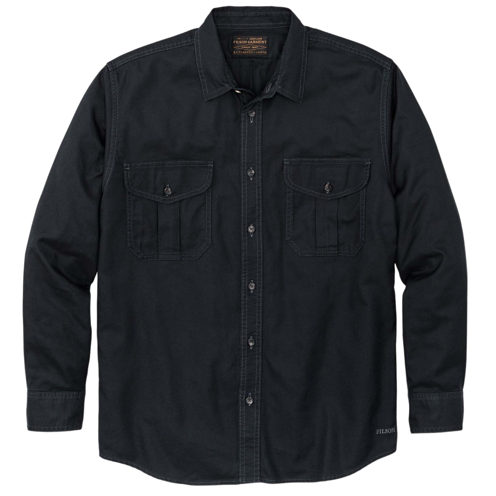 Filson Lt Wt Alaskan Guide Shirt Midnight Navy