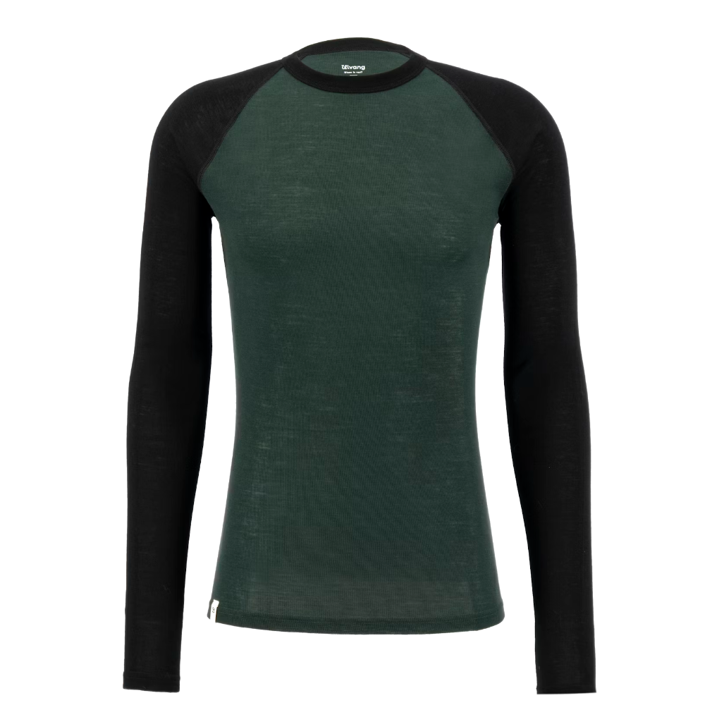 Ulvang Rav Base Crew Herre Black/Beetle Green