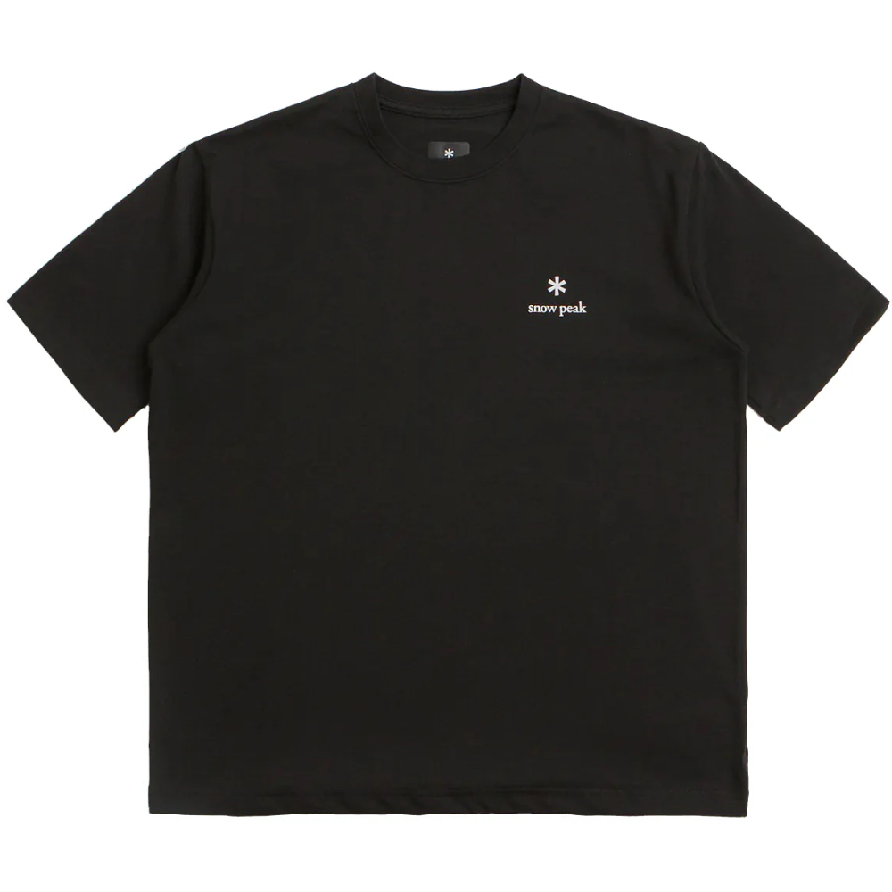 Snow Peak Nsd Logo T-Shirt Black
