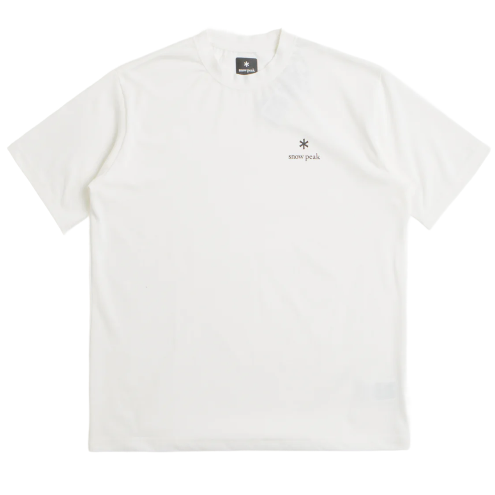 Snow Peak Nsd Logo T-Shirt Off White