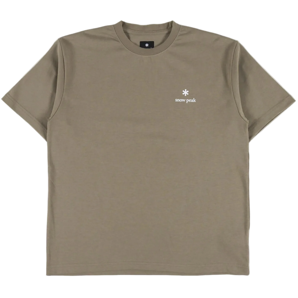 Snow Peak Nsd Logo T-Shirt Khaki