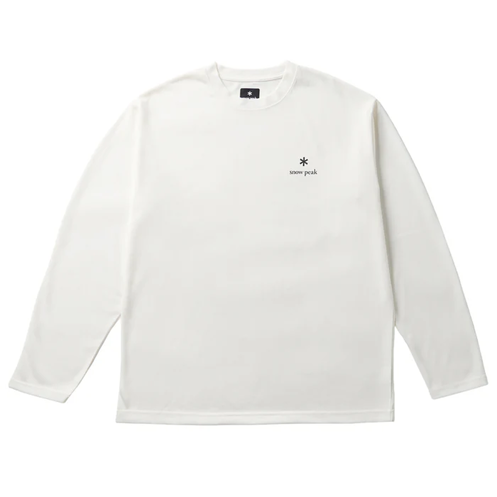 Snow Peak Nsd Logo L/S T-Shirt Off White
