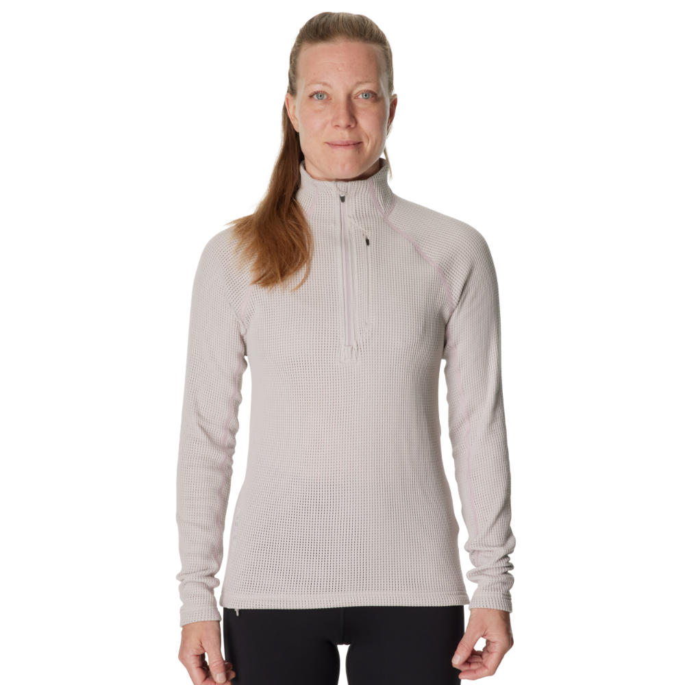 Houdini Ws Pace Flow Half Zip Silver Purple