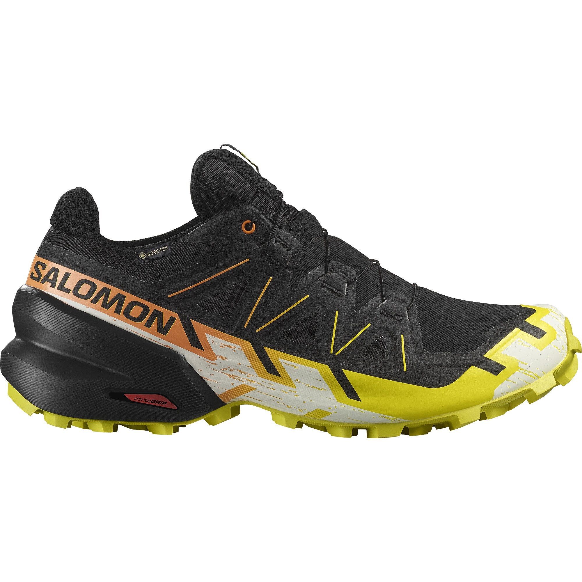Salomon Speedcross 6 GTX Black/Sulphur Spring/Bird of Paradise