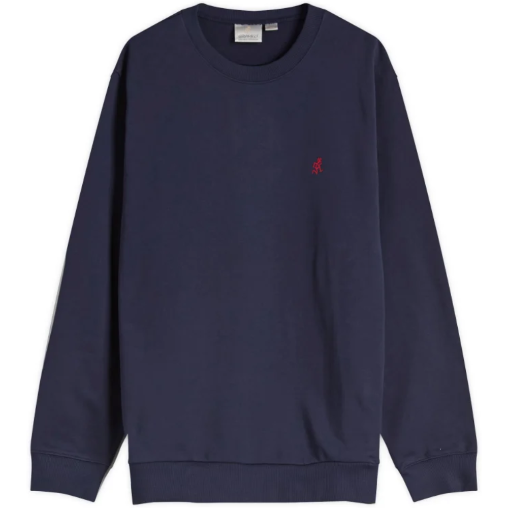 Gramicci One Point Crew Sweatshirt Dark Navy
