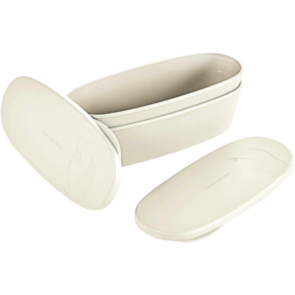 Light My Fire Snapbox Oval 2-Pack Cream
