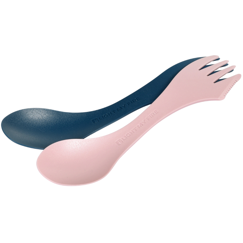 Light My Fire Swedish Spork Original 2-Pack Hazyblue/Dustypink