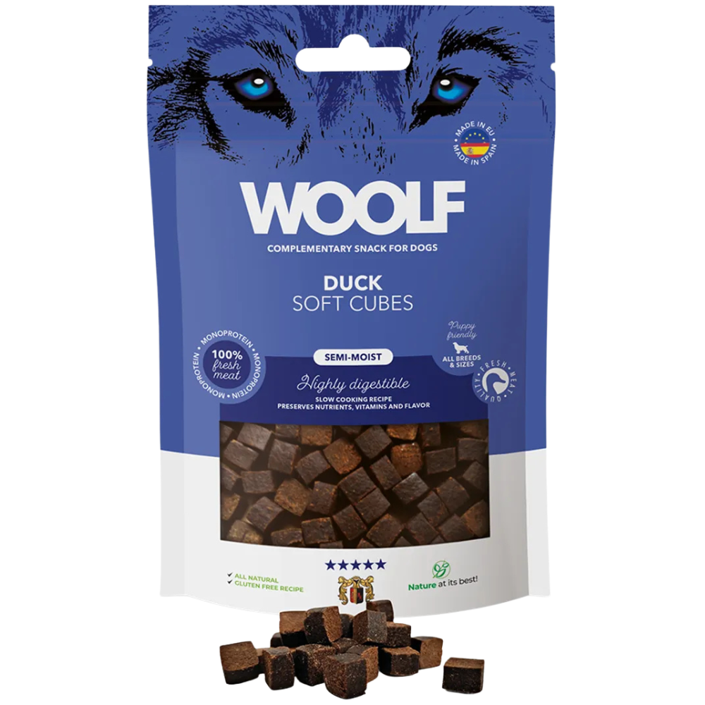 Woolf Soft Cubes - Duck (Monoprotein)