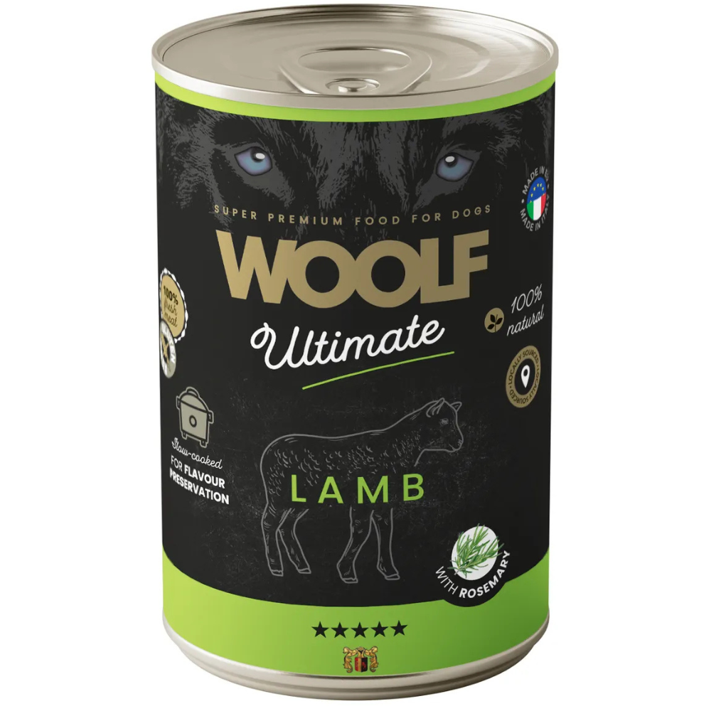 Woolf Ultimate Canned Dogfood - Lamb With Rosemary