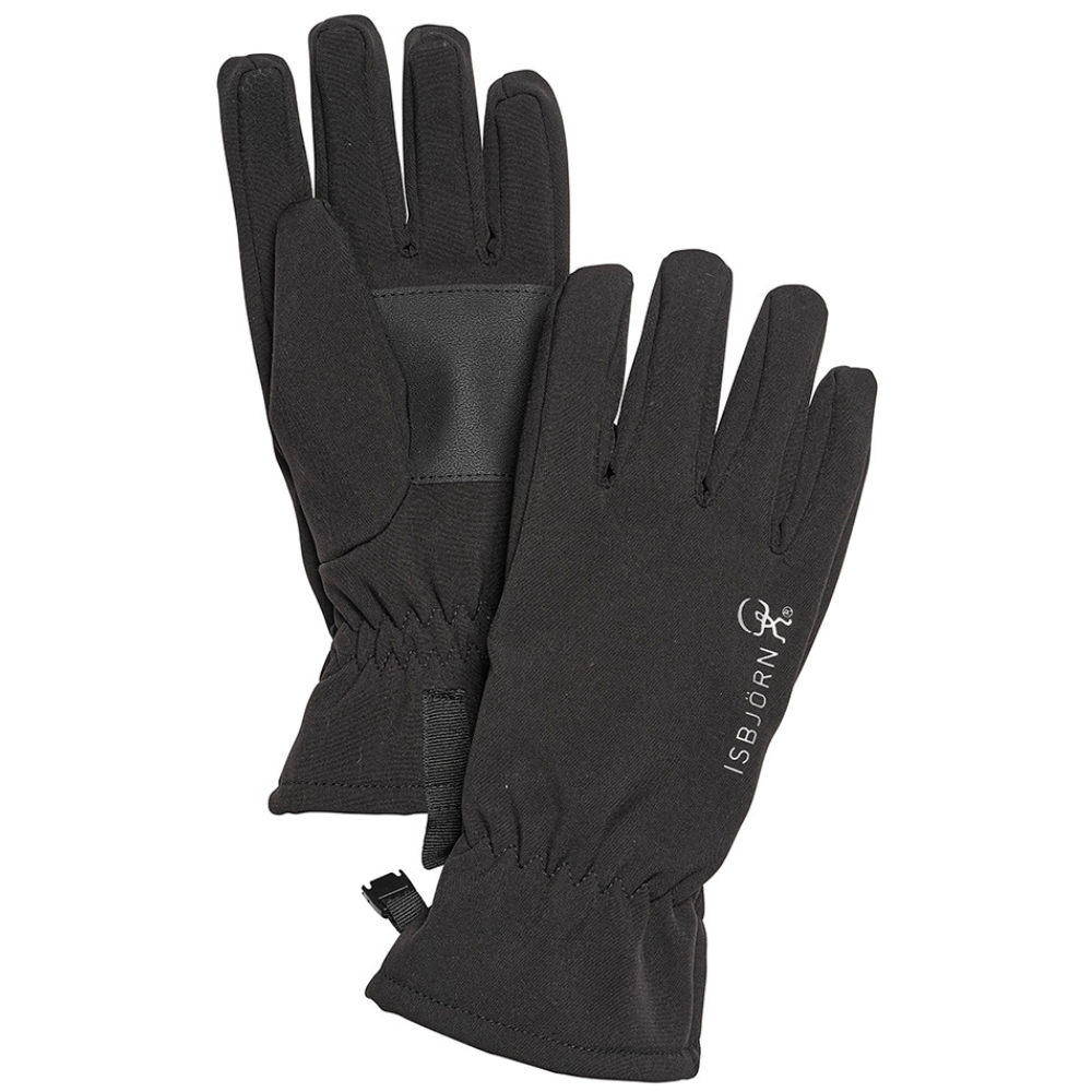 Isbj&ouml;rn Trail Softshell Finger Glove Kids Black