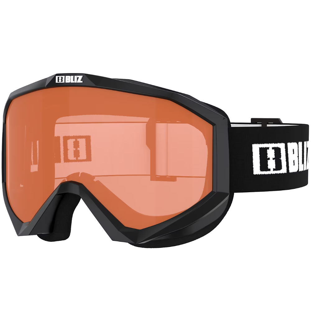 Bliz Liner Hvit Logo med Oransje