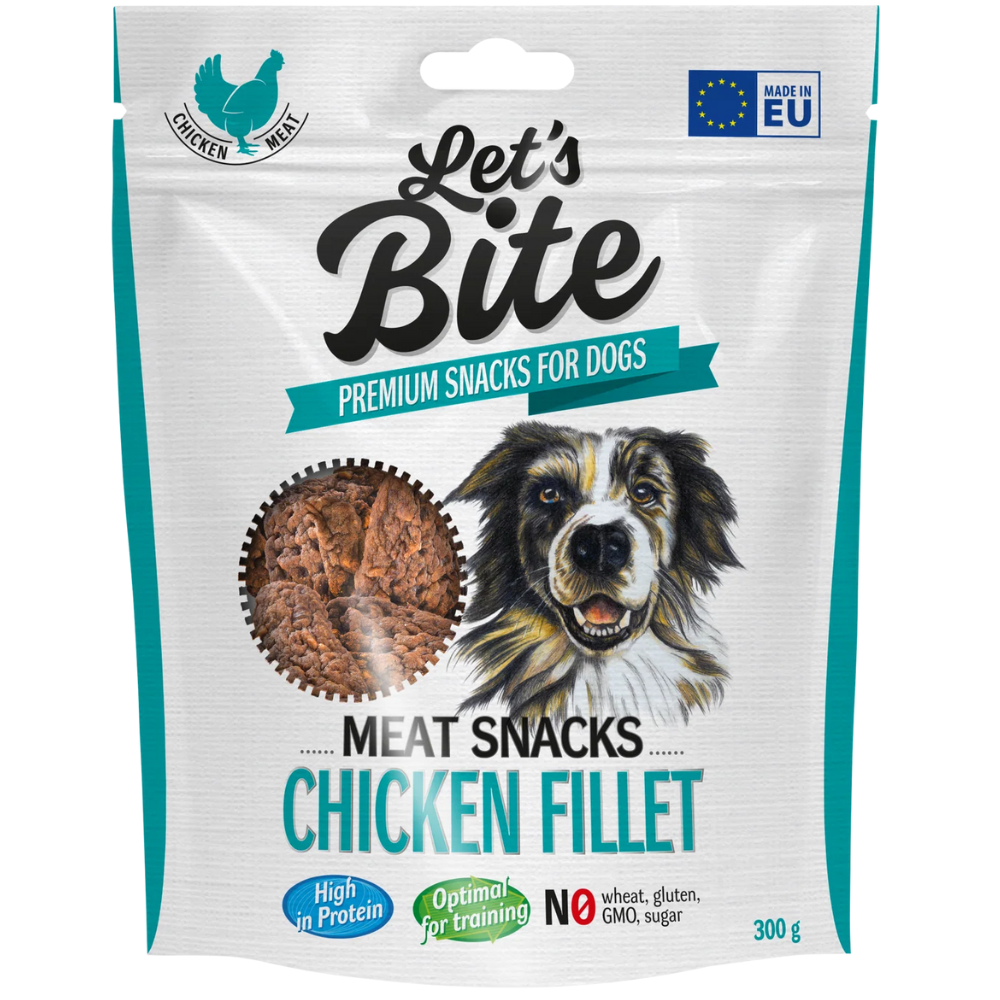 Let's Bite Meat Snacks Kycklingfilé 300 g