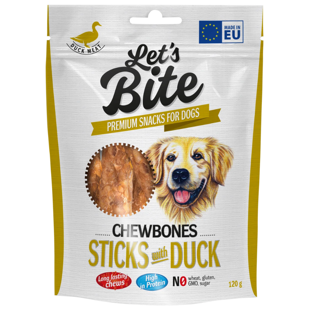 Let's Bite Pinnar Med Anka 120 g