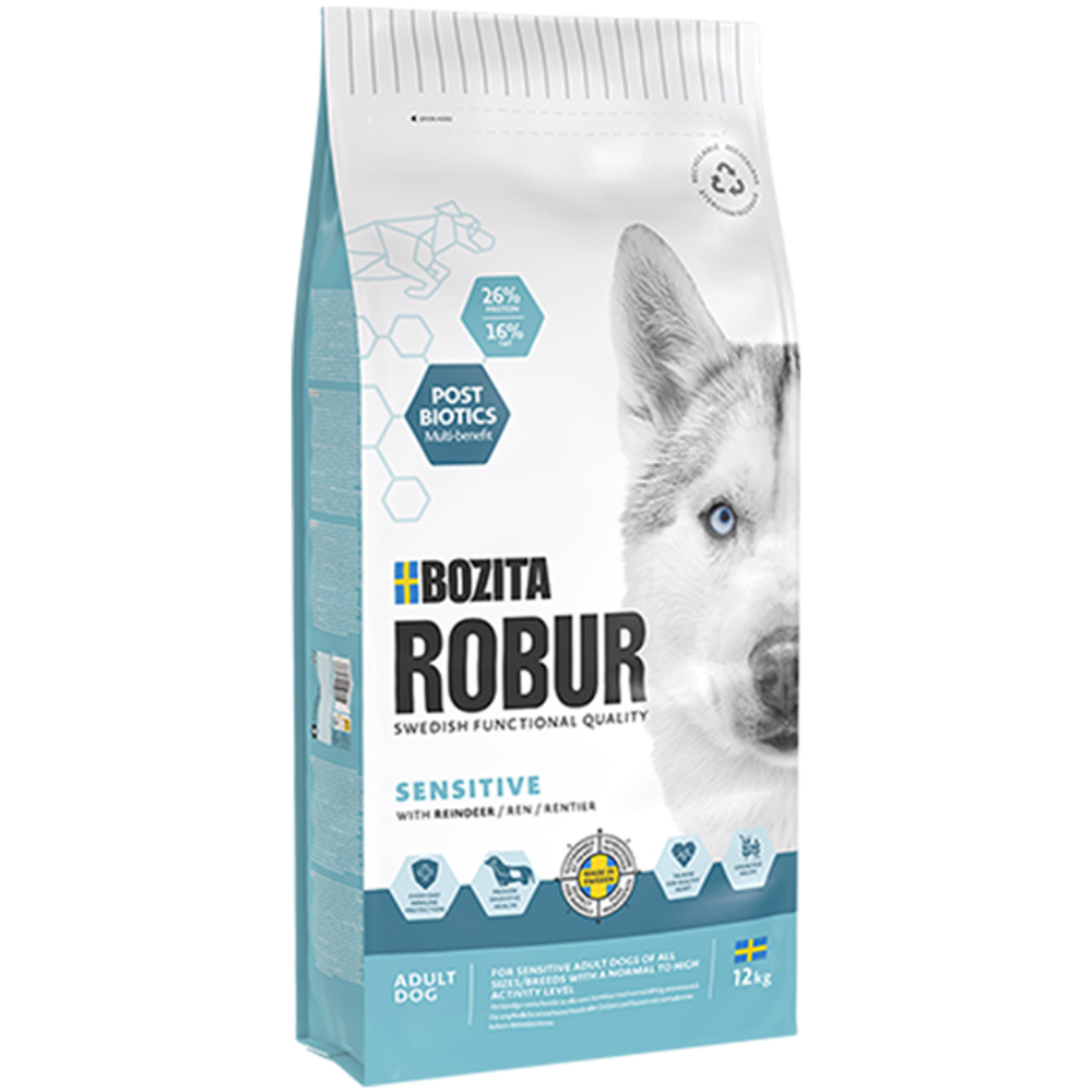 Bozita Robur Adult Sensitive Reindeer 12 kg
