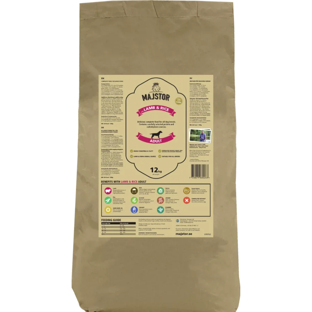 Majstor Lamm & Ris Original Adult 12 kg