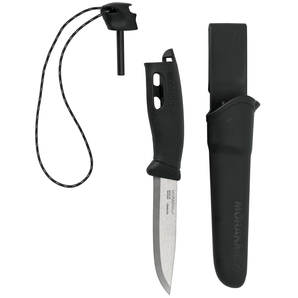 Morakniv Companion Spark Med T&auml;ndst&aring;l Svart