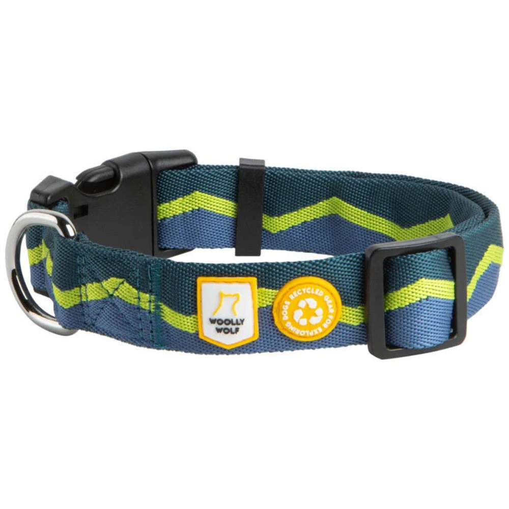 Woolly Wolf Horizon Collar L (40-65 cm) Deep Teal Mix