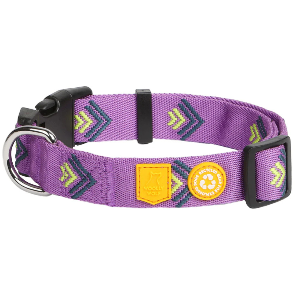 Woolly Wolf Northern Lights Collar L (40-65 cm) Violet