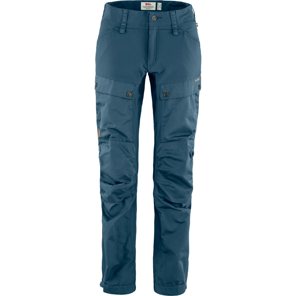 Fj&auml;llr&auml;ven Keb Trousers Curved W Indigo Blue