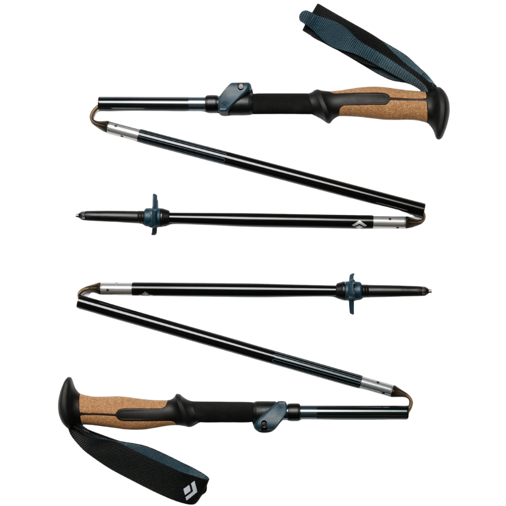 Black Diamond Trail Vista FLZ  Trekking Poles Midnight Blue