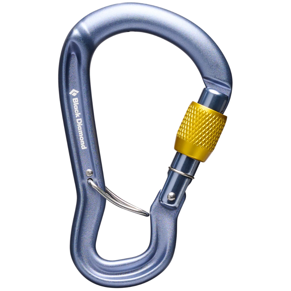 Black Diamond Gridlock Screwgate Carabiner Gray
