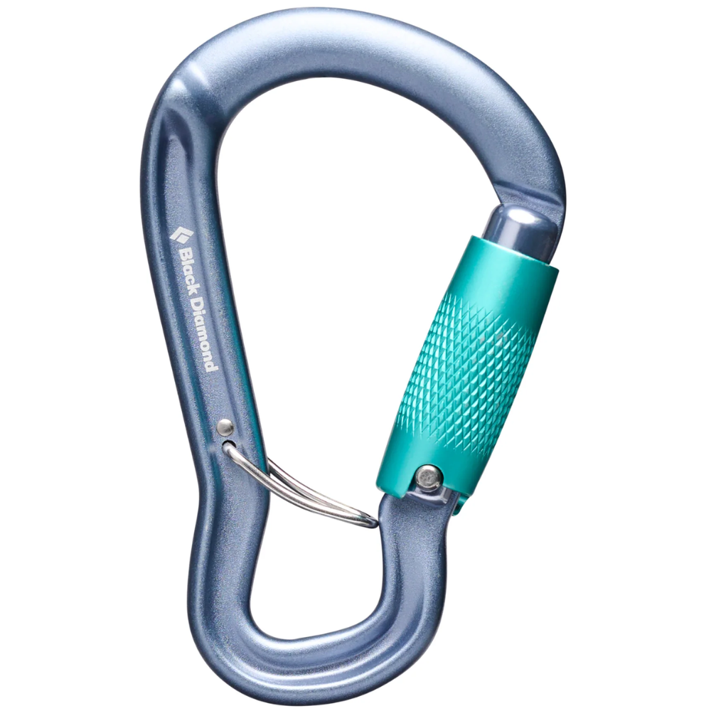 Black Diamond Gridlock Triple Lock Carabiner Gray