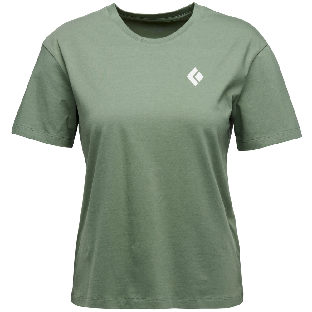 Black Diamond W's Equipment For Alpinist Ss Tee Laurel Green