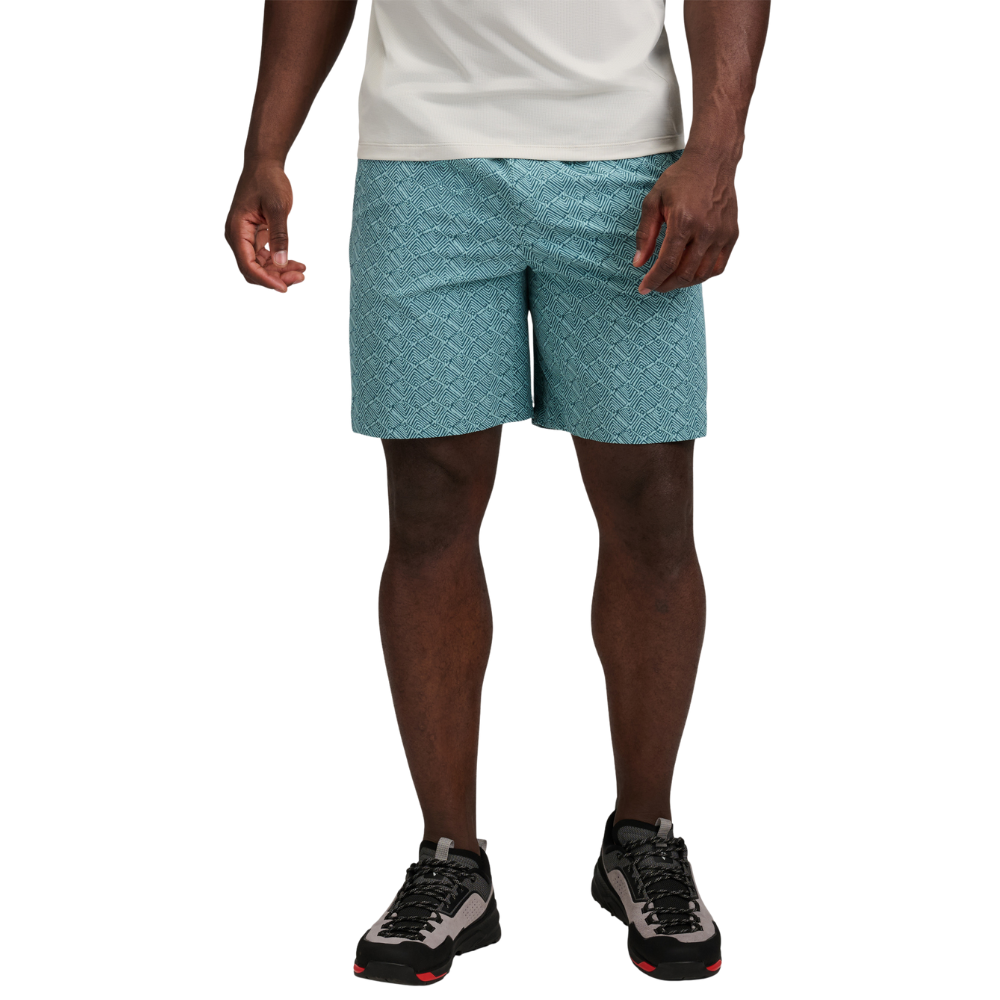 Black Diamond M's Sierra Shorts 8 In Granola/Midnight Blue