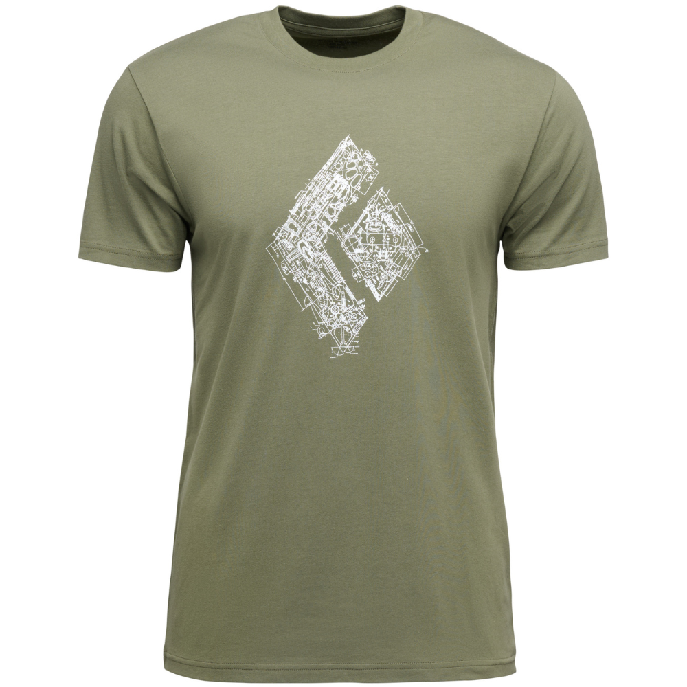 Black Diamond M's Engineered Diamond SS Tee Tundra