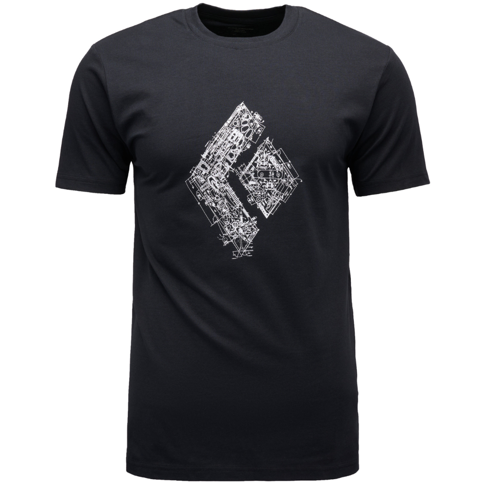 Black Diamond M's Engineered Diamond SS Tee Black