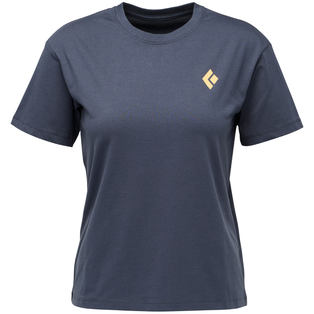 Black Diamond W's Heritage Badge Ss Tee Charcoal