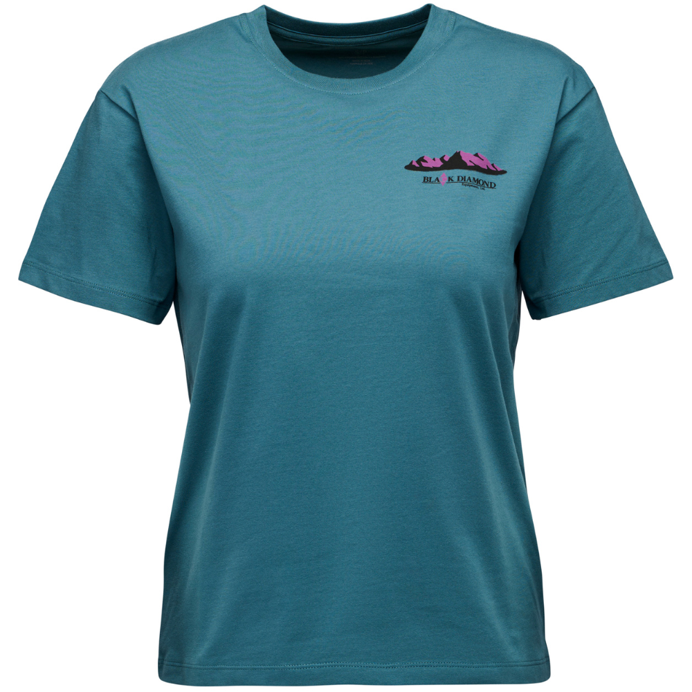 Black Diamond W's Mountainscape SS Tee Creek Blue