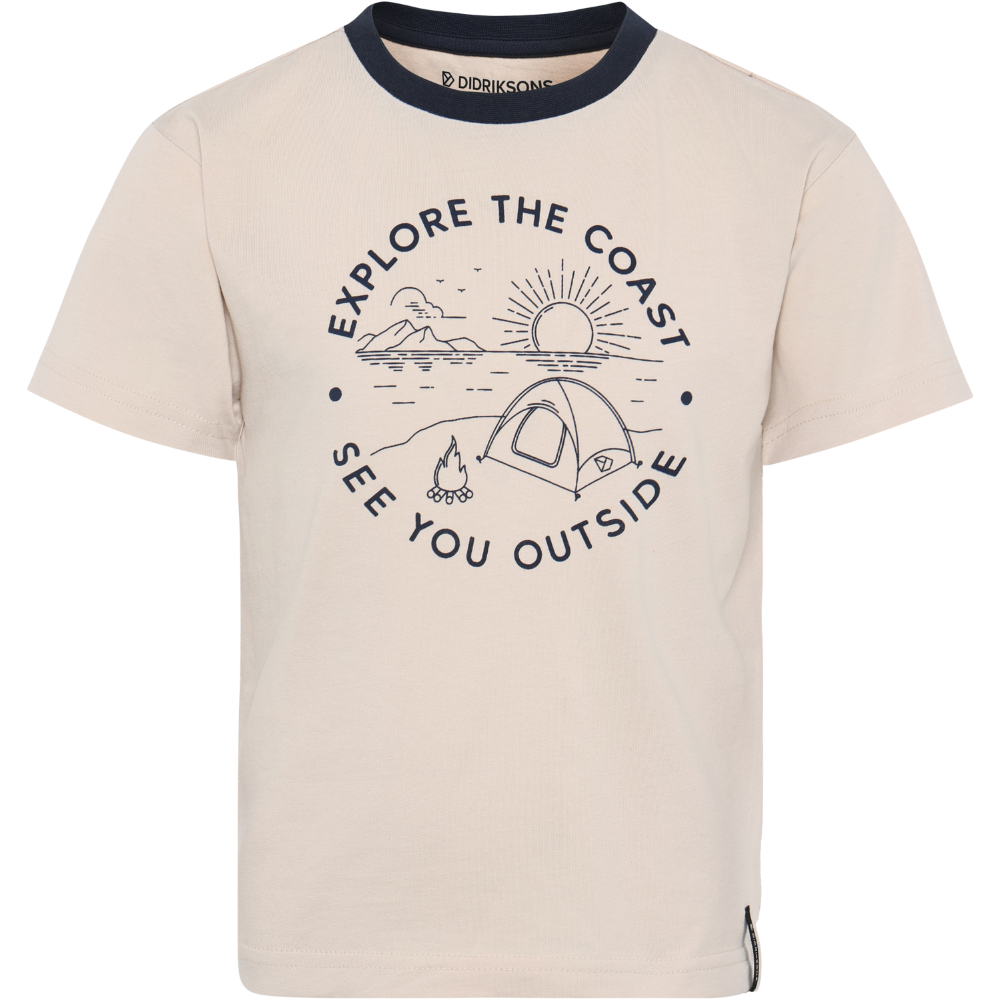 Didriksons Mynta Kids T-Shirt 4 Sand Beige