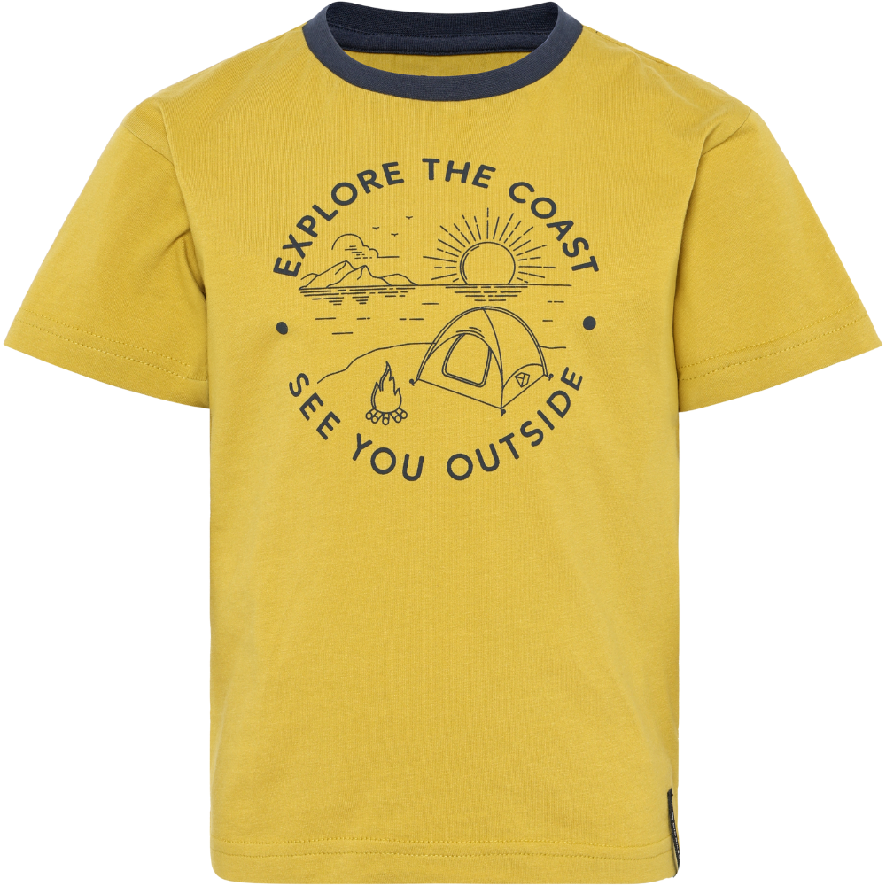 Didriksons Mynta Kids T-Shirt 4 Yellow Pollen