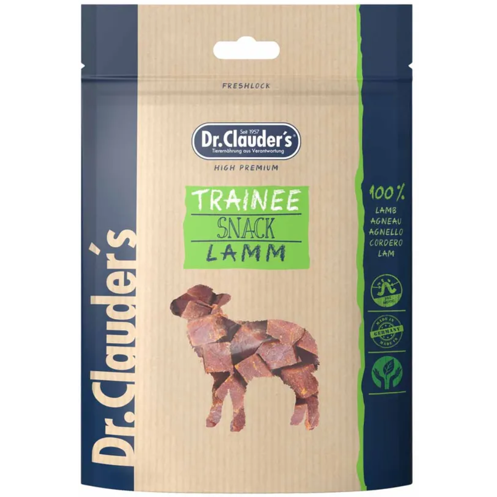 Dr Clauders Trainee Dog Snack Medium Lamb 80 g