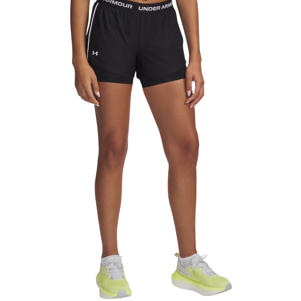 Under Armour Tech Play Up 2In1 Shorts Black