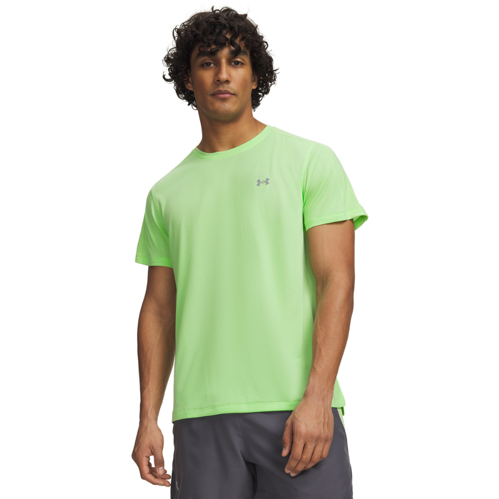 Under Armour UA Velociti Reflct M's Short Sleeve Lumos Lime