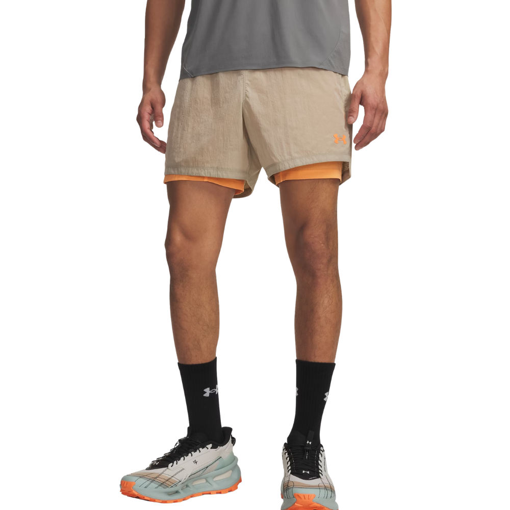 Under Armour UA Ms Trail Run 5 Lined Short City Khaki